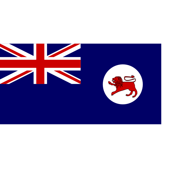 Flag of Tasmania vector illustration